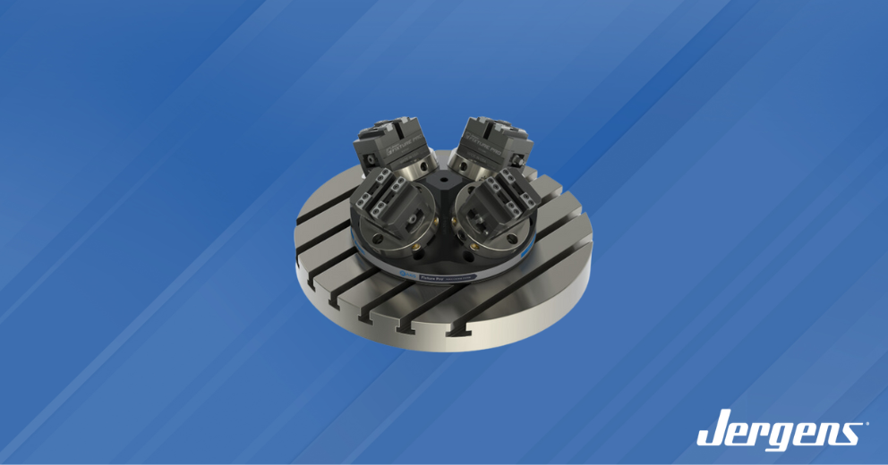 Jergens Pyramid Risers Provide a New Angle for Multi-Part, Five Axis Machining Productivity