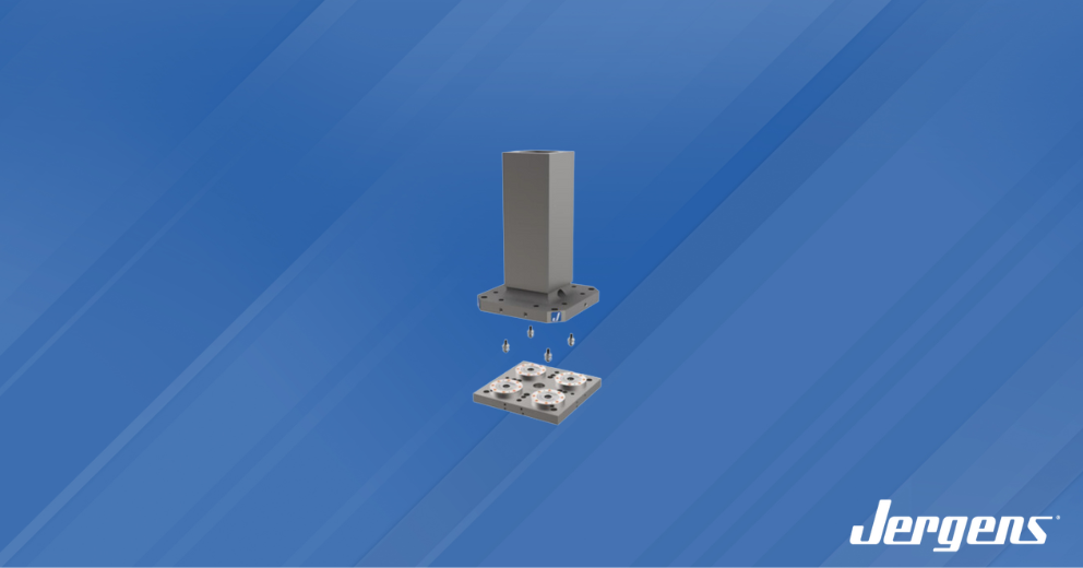 Jergens Inc, Introduces New Cast Iron Tooling Columns for Horizontal Machining Center Productivity